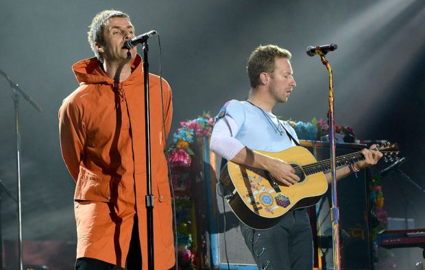 Liam Gallagher Chris Martin