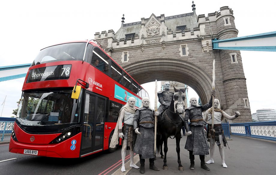 Game of Thrones White Walkers in London