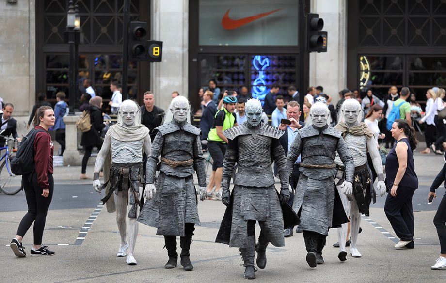 Game of Thrones White Walkers in London
