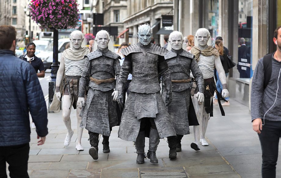 Game of Thrones White Walkers in London