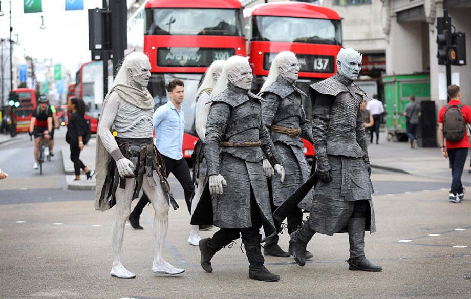 Game of Thrones White Walkers in London