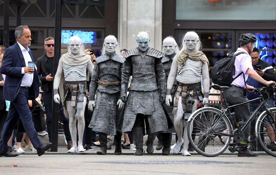 Game of Thrones White Walkers in London