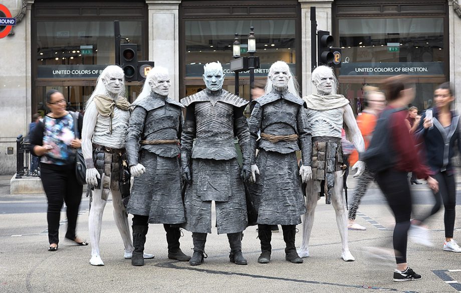 Game of Thrones White Walkers in London