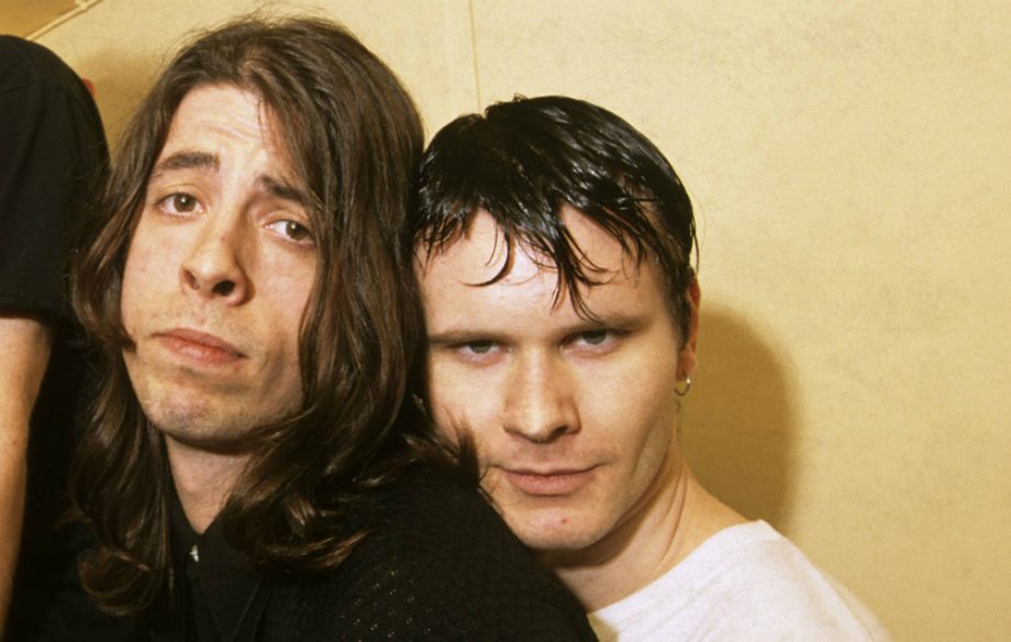 Foo Fighters' Dave Grohl and former drummer William Goldsmith in 1995