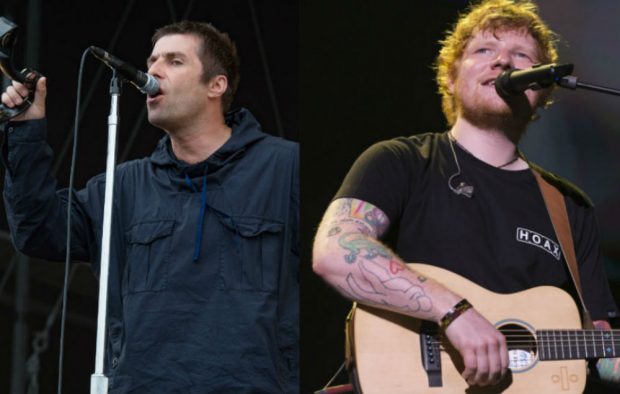 Liam Gallagher, Ed Sheeran