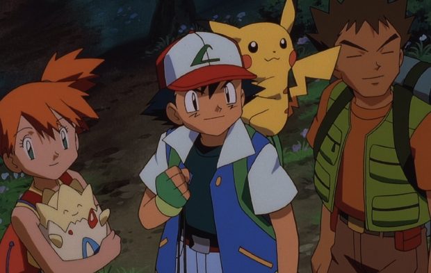 Misty, Ash and Brock in Pokémon