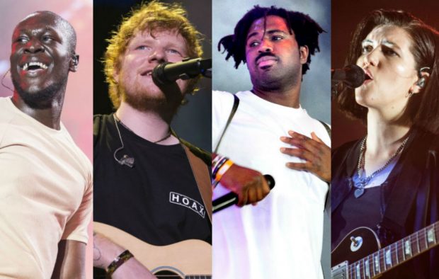 Stormzy, Ed Sheeran, Sampha, The xx's Romy