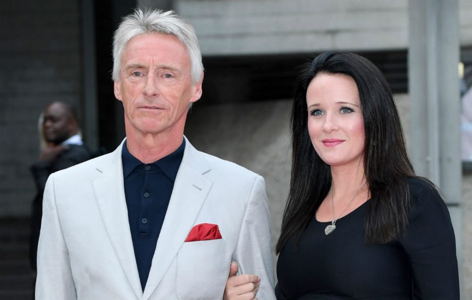 Paul Weller and partner Hannah Andrews
