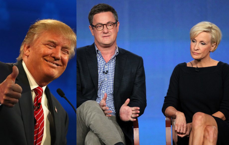 Donald Trump, Joe Scarborough and Mika Brzezinski
