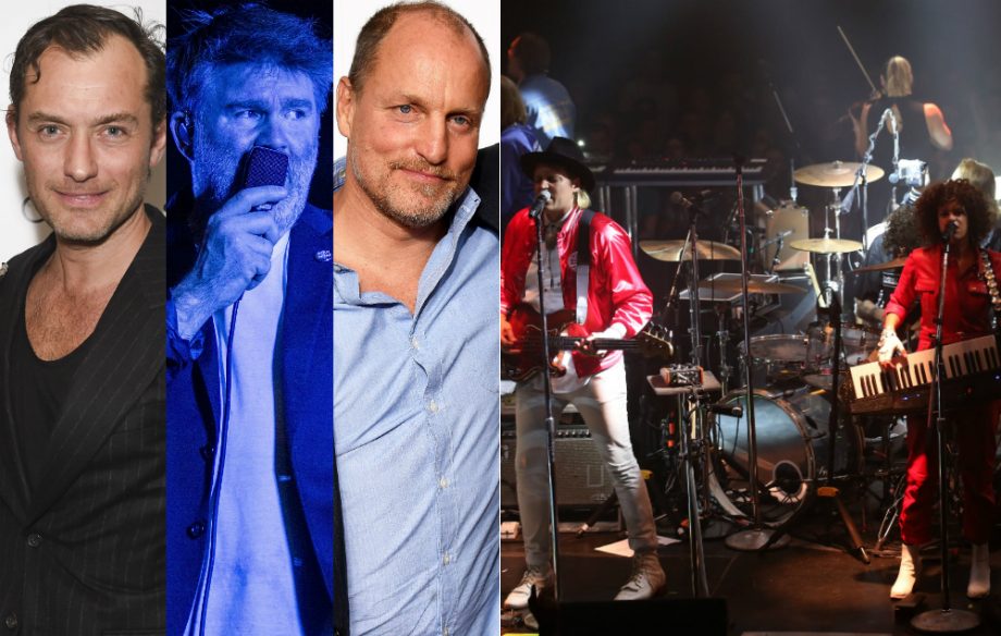 Jude Law, James Murphy and Woody Harrelson reportedly attend Arcade Fire London York Hall gig