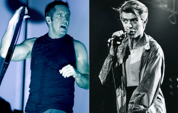 Nine Inch Nails' Trent Reznor and David Bowie