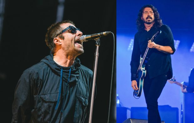 Liam Gallagher Dave Grohl