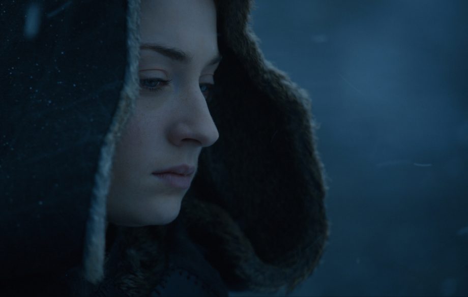 Sophie Turner as Sansa Stark in Game of Thrones