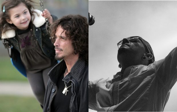 Toni and Chris Cornell with Chester Bennington