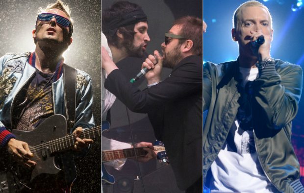 Muse, Kasabian, and Eminem