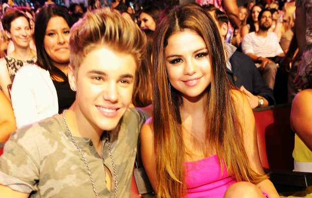 Justin Bieber and Selena Gomez in 2012
