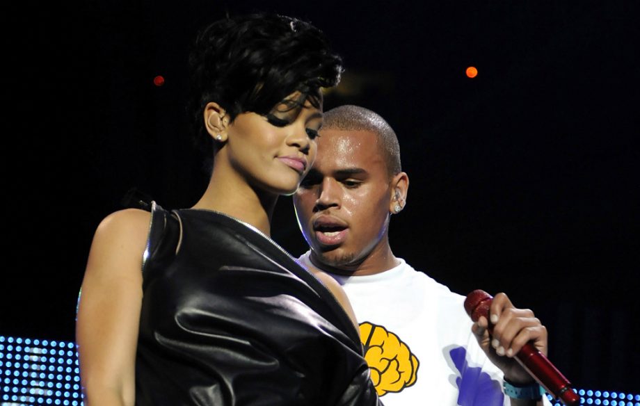 Rihanna with Chris Brown