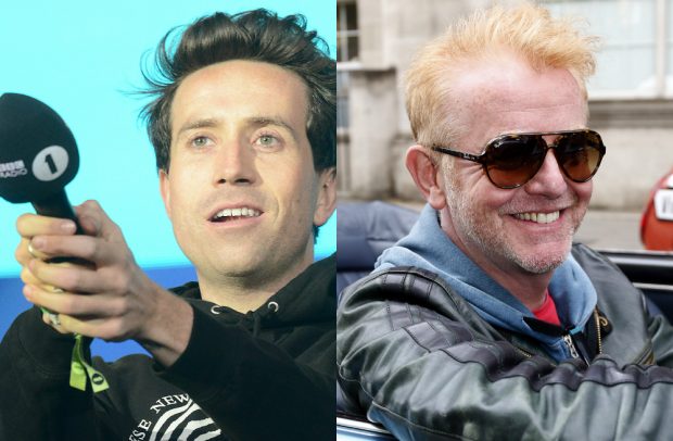 Nick Grimshaw and Chris Evans