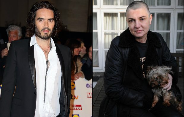 Russell Brand and Sinead O'Connor