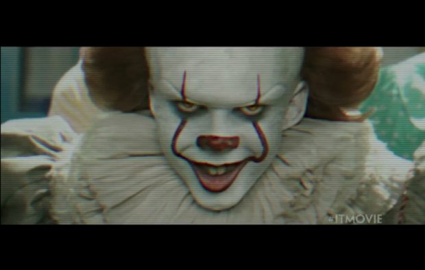Pennywise in the new remake of Stephen King's 'IT'