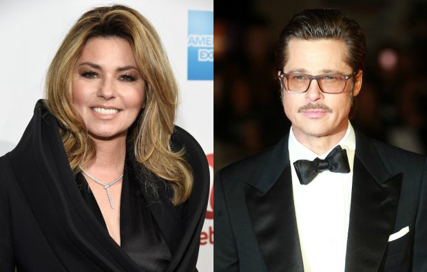 Shania Twain Brad Pitt
