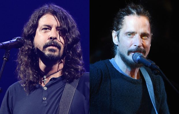 Dave Grohl and Chris Cornell