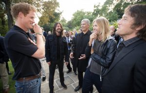 Foo Fighters talk getting slapped by Prince Harry
