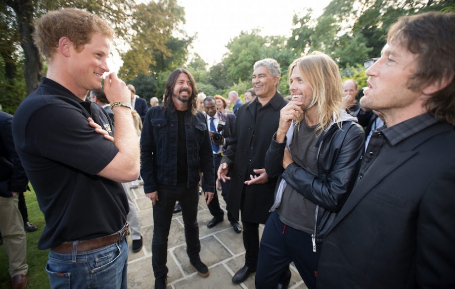 Foo Fighters and Prince Harry