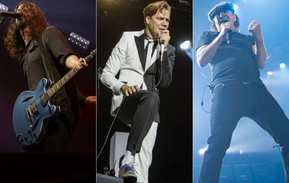 Dave Grohl, Pelle Almqvist and Brian Johnson