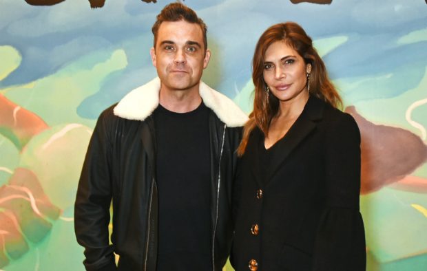 Robbie Williams and wife Ayda Field Williams