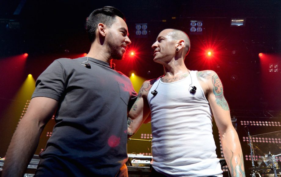 Linkin Park's Mike Shinoda and Chester Bennington