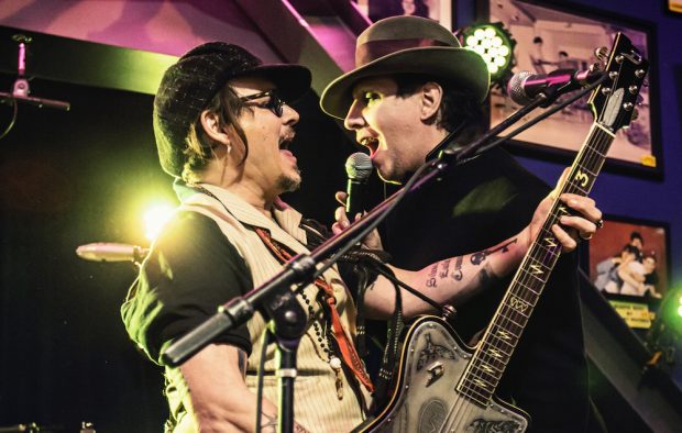 Marilyn Manson and Johnny Depp