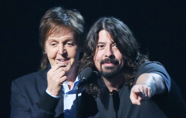 Paul McCartney and Dave Grohl