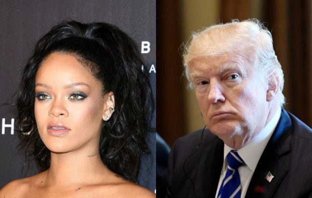 donald trump rihanna