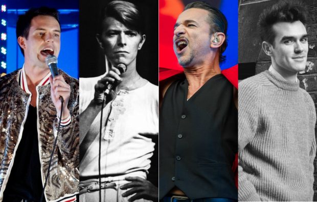Brandon Flowers, David Bowie, Dave Gahan and Morrissey