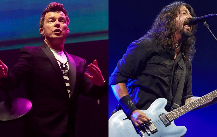 Rick Astley and Dave Grohl