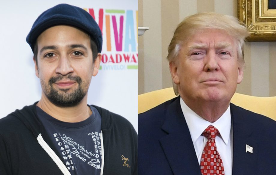 Lin-Manuel Miranda Donald Trump