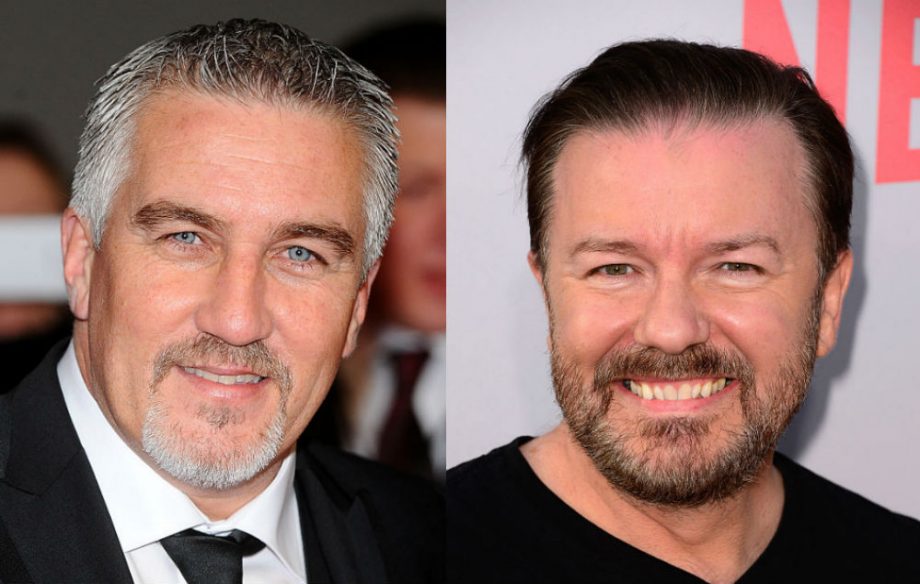 Ricky Gervais Paul Hollywood nazi costume