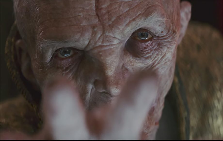Emperor Snoke in Star Wars
