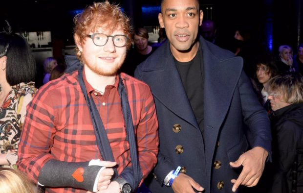 Ed Sheeran broken arm