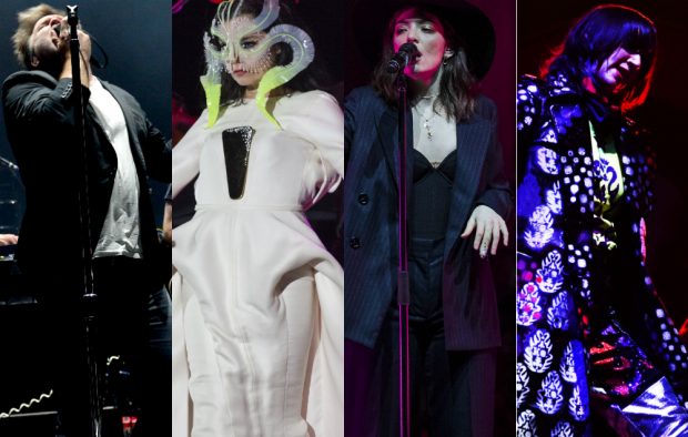 LCD Soundsystem, Bjork, Lorde, Yeah Yeah Yeahs