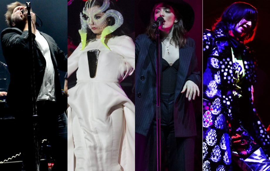 LCD Soundsystem, Bjork, Lorde, Yeah Yeah Yeahs