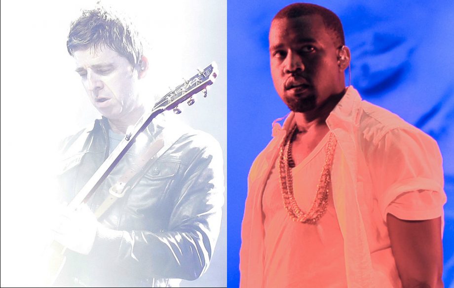 Noel Gallagher and Kanye West