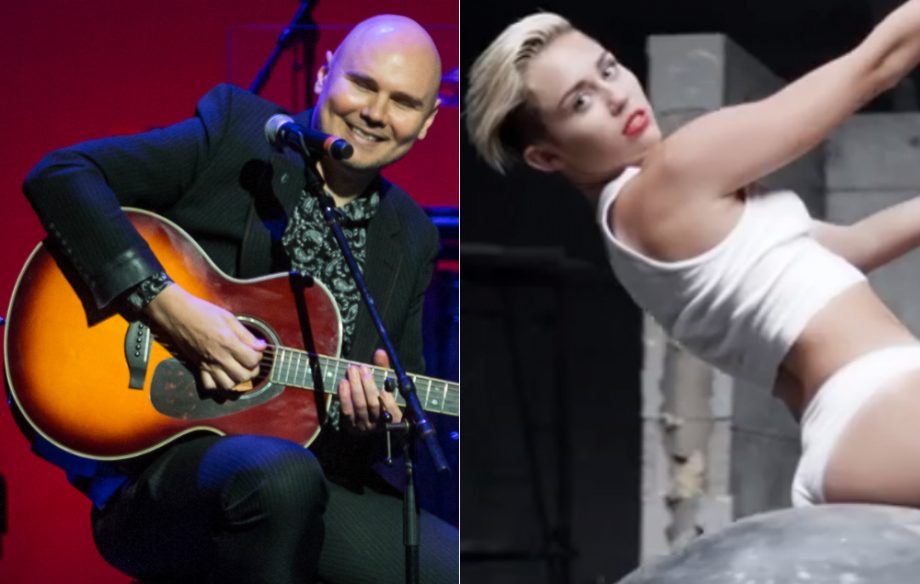 Smashing Pumpkins' Billy Corgan and Miley Cyrus