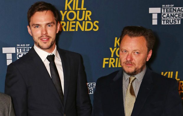 Nicholas Hoult and John Niven at the premiere of 'Kill Your Friends', the movie