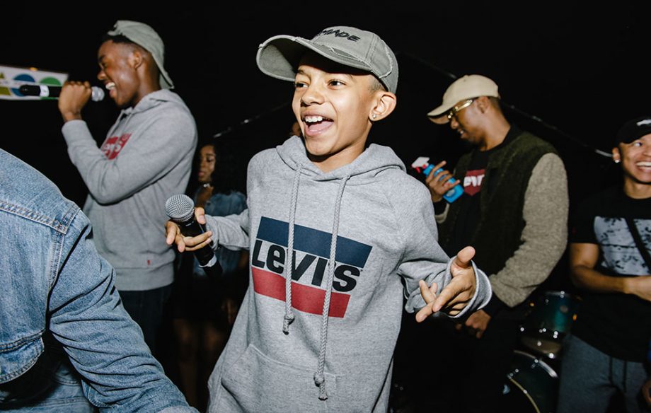 T.Roadz enjoys the moment in Birmingham