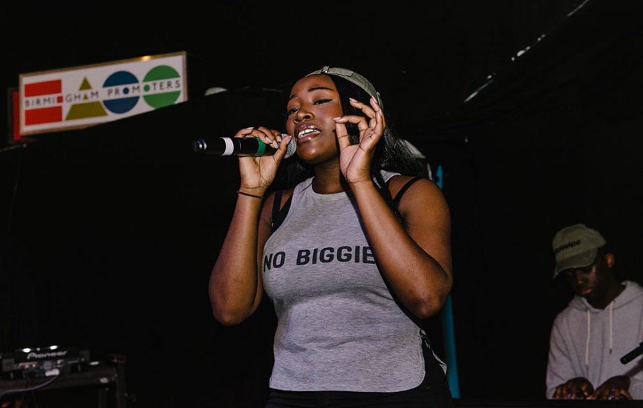Chyoma on stage in Birmingham