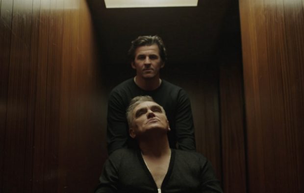 Morrissey and Joey Barton in the video for 'Spent The Day In Bed'