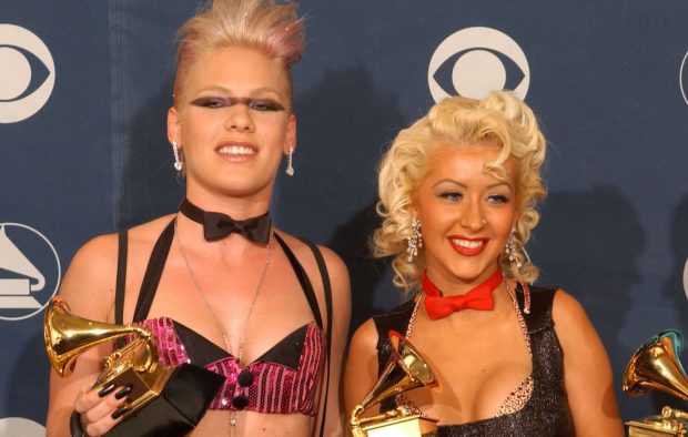 Pink and Christina Aguilera