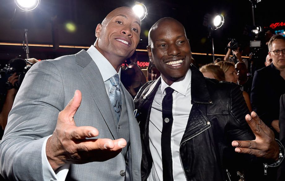 Dwayne 'The Rock' Johnson and Tyrese Gibson